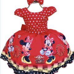 Vestido Minnie Vermelha